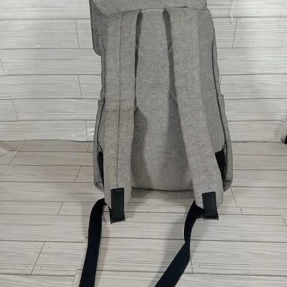 Everlane the twill snap backpack Grey School College Casual Womens - Picture 3 of 8